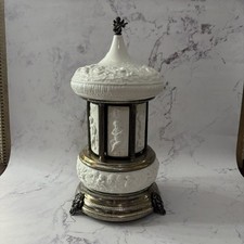 Dispensador de cigarro carrossel, caixa de música Reuge, (menueto-Mozart Serenade-Schubert) comprar usado  Enviando para Brazil