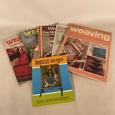 Vtg  70's Weaving Techniques And Projects Patterns DIY Crafts Booklets Lot Of 6 comprar usado  Enviando para Brazil