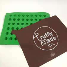 Molde de doces de silicone verde cavidade redondo clássico feito em trufas 54 3/4" com tapete de capa comprar usado  Enviando para Brazil