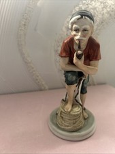 Capodimonte fisherman statuett for sale  NEWTON AYCLIFFE