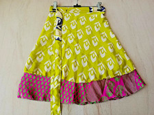 Usado, Boho Gypsy Women’s Vintage Wrap Around Skirt 100% Silk L21' Reversible 2... comprar usado  Enviando para Brazil
