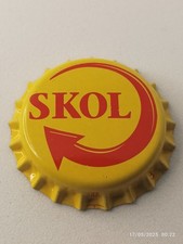 SKOL  CROWN CAP . Bottle cap biere beer birra OL. BIER. SIN USAR. comprar usado  Enviando para Brazil