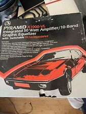 Amplificador integrado Pyramid X1000-VL 50 watts/equalizador gráfico de 10 bandas comprar usado  Enviando para Brazil
