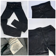 Jeans CARMAR Skinny Moto tamanho 24 preto rayon algodão poli EUA YGI E2-420 comprar usado  Enviando para Brazil