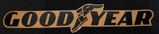 Adesivo de pneus Goodyear preto/dourado c1970-80's 10 1/2" corte em matriz comprar usado  Enviando para Brazil