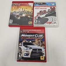 Need For Speed - Most Wanted & Undercover - Midnight Club Los Angeles - PS3 comprar usado  Enviando para Brazil
