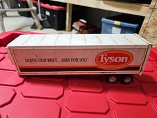 Semirreboque vintage Ertl Tyson Food aço branco/vermelho 15" DC comprar usado  Enviando para Brazil