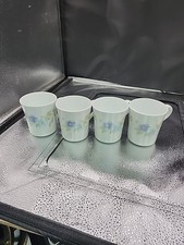 Usado, Conjunto de 4 xícaras de chá de café buquê pastel Corning vintage padrão aposentado comprar usado  Enviando para Brazil