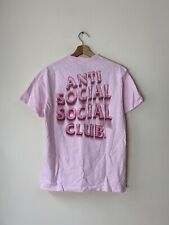 Camiseta rosa donut clube social anti-social polvilhando lágrimas - Média, usado comprar usado  Enviando para Brazil