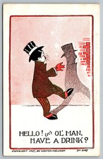 Postcard hello man for sale  White Plains