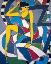 Kleyman superbe tableau d'occasion  Elne