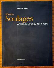 Pierre soulages oeuvre d'occasion  Narbonne