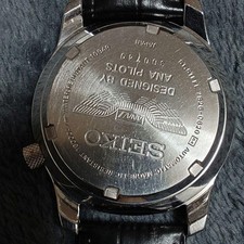 Relógio masculino SEIKO ANA Pilot Limited 7S26-0620 mostrador preto data automática usado comprar usado  Enviando para Brazil