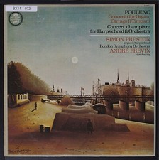Poulenc - Concerto For Organ, Strings and Timpani LP record [BX11-072] USA comprar usado  Enviando para Brazil