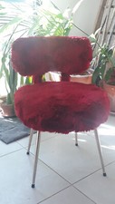 Chaise vintage moumoute d'occasion  Coëx