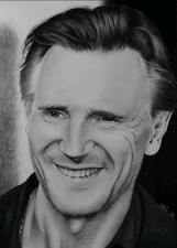 Liam NEESON ♥ Portrait - Zeichnung ♥ A3 ♥ s/w  ❤️ TOP, usado comprar usado  Enviando para Brazil
