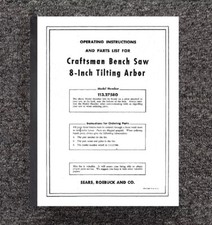 Operator instruction parts for sale  Addison