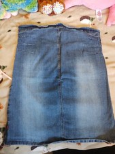 Denim skirt blue for sale  BRISTOL