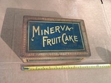 LATA DE BOLO DE FRUTAS VINTAGE DA EMPRESA NACIONAL DE BISCUIT MINERVA comprar usado  Enviando para Brazil