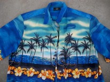 Camisa masculina Royal Creation havaiana manga curta Rockabilly Cruise Wear GG vintage comprar usado  Enviando para Brazil