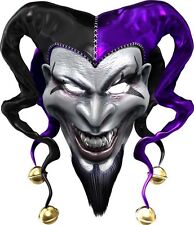 Adesivo gráfico Evil Clown Jester decalque janela motocicleta carrinho de golfe kart capô, usado comprar usado  Enviando para Brazil