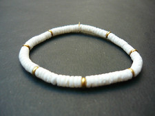 Bracelet perles coquillage d'occasion  Bordeaux-