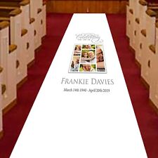 Personalised funeral aisle for sale  BINGLEY