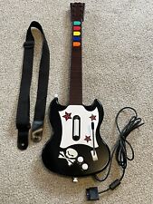 Guitar Hero Red Octane Gibson SG PSLGH PlayStation 2 PS2 Negro Cableado - Probado segunda mano  Embacar hacia Argentina