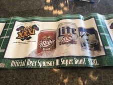 miller lite banner for sale  Edmond