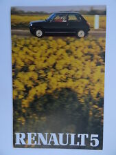 Renault brochure 1980 for sale  BOURNEMOUTH