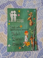 Gemelli cartolina segno usato  Italia