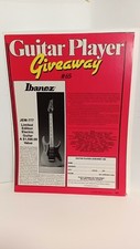 IBANEZ JEN-777 GUITARRA GIVEAWAY PÁGINA DE ENTRADA 1988.  11X8,5 2 comprar usado  Enviando para Brazil