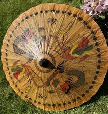 Vintage chinese parasol for sale  KIRKCALDY