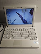 Notebook Samsung NP-NC10 1GB RAM carregador de energia WinXP Home 160GB HD branco 10" comprar usado  Enviando para Brazil