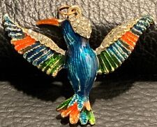 Kettenanhänger kolibri strass gebraucht kaufen  Berlin