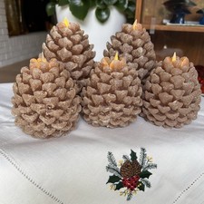 Luminara flameless pinecone for sale  Lutz