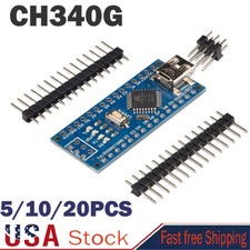 5/10/20PCS Nano V3.0 Mini USB ATmega328P-AU CH340 5V Placa USB Para Arduino EUA comprar usado  Enviando para Brazil