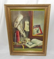 Chinelos vintage papel levantado impressão arte biqueira balé dança natureza morta Alice Smith  comprar usado  Enviando para Brazil