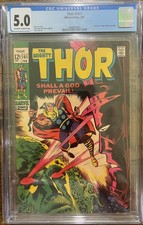 Thor Vol. 1 #161 1969 Chave: Origem de Galactus Jack Kirby CGC 5.0, usado comprar usado  Enviando para Brazil