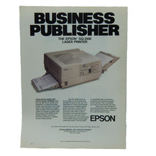 IMPRESSORA A LASER EPSON GQ-3500 1987 PUBLICIDADE comprar usado  Enviando para Brazil