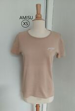 Amisu shirt beige d'occasion  Fosses