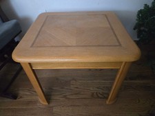 2 end tables set oak for sale  Broomfield