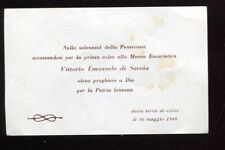Monarchia ricordino comunione usato  Casola Valsenio