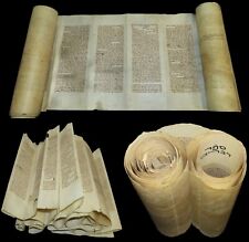 Raro Rolo Bíblico Antigo da Torá Livro Completo de Deuteronômio 250-300 anos de idade comprar usado  Enviando para Brazil