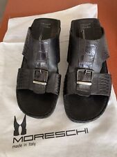 Mules moreschi noir d'occasion  Cergy-