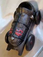 Carro de corrida de ferro fundido brinquedo 6 polegadas #45 rodas giro, Grand Prix, vintage, vintage comprar usado  Enviando para Brazil