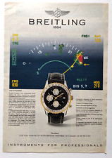 Pubblicita breitling old usato  Ferrara