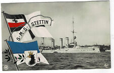 SMS Stettin Kriegsschiff Marine Flaggen Wappen Verlag GLK comprar usado  Enviando para Brazil