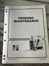 HYSTER FORKLIFT Livro de Manutenção Periódica MANUAL E-30/40/50/60/70/80/100/120-B comprar usado  Enviando para Brazil
