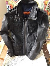 Leather jacket medium for sale  CANNOCK